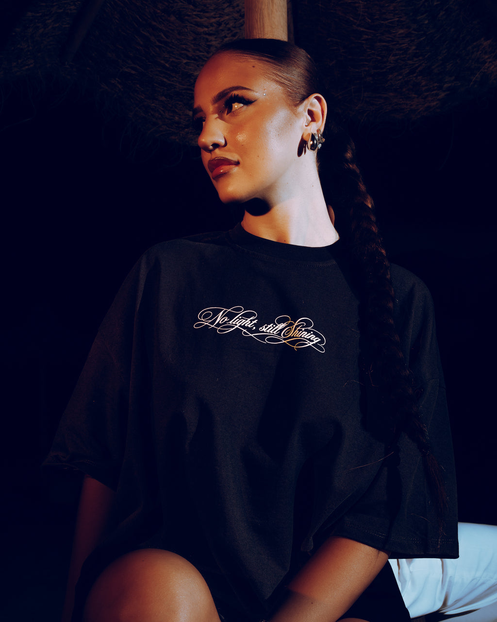 T-shirt oversize cropped - Nero