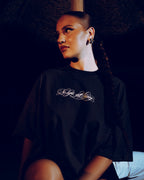T-shirt oversize cropped - Nero